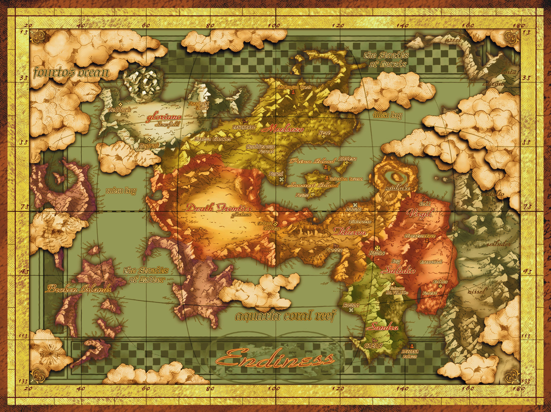 World map – Endiness